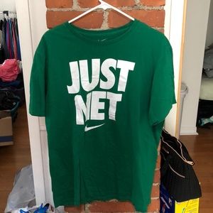 Nike graphic t shirt “just net”